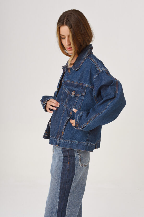TRUCKER JACKET BLUE - Imagen 6