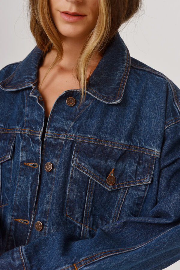 TRUCKER JACKET BLUE - Imagen 8