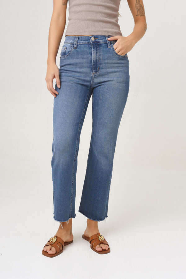 STRAIGHT CROP BLUE