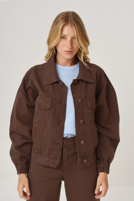 Jacket Puffy Brown