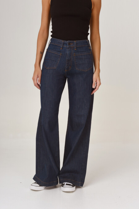 Wide Pocket Blue