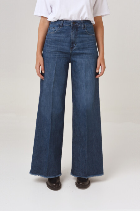 Wide Vintage Blue